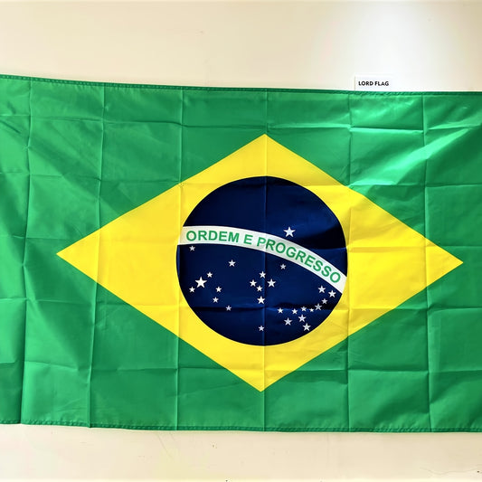 Free Shipping: Show Your Pride with a Beautiful Brazilian Flag Banner!