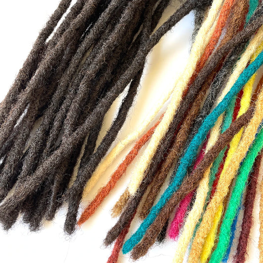 Human Hair Loc Extensions Micro Locs Extensions Human Hair Thiness 100% Real Hair Locs Extensions for Kids