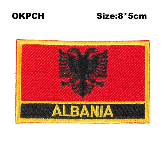 Afghanistan Flag Embroidery Patches Iron on Saw on Transfer patches Sewing Applications for Clothes in Home&Garden