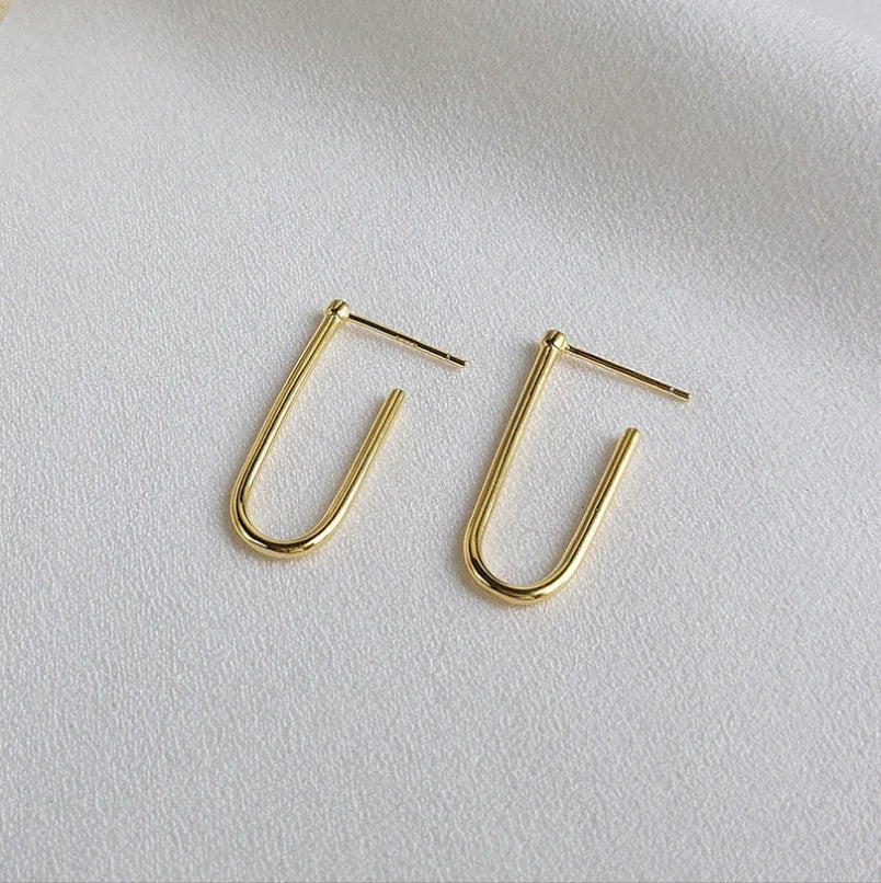 2022 New Drop Hoop Jewelry Gold 18k Real Plated Women S925 Sterling Silver Oval Micro-inlaid Zircon Personality Trend Earrings