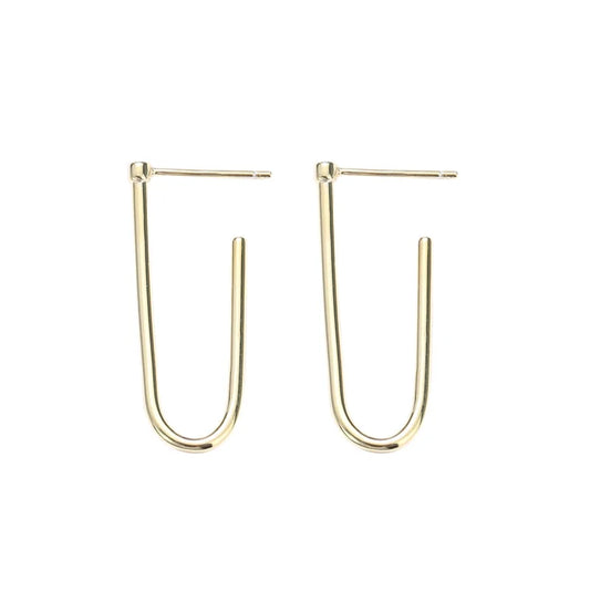 2022 New Drop Hoop Jewelry Gold 18k Real Plated Women S925 Sterling Silver Oval Micro-inlaid Zircon Personality Trend Earrings