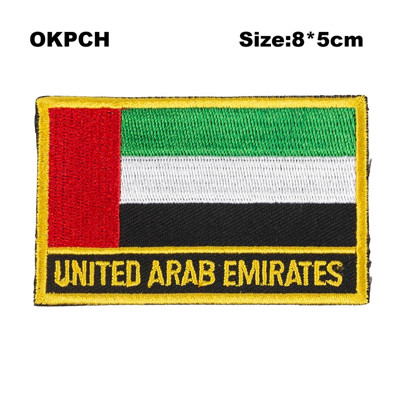 Afghanistan Flag Embroidery Patches Iron on Saw on Transfer patches Sewing Applications for Clothes in Home&Garden