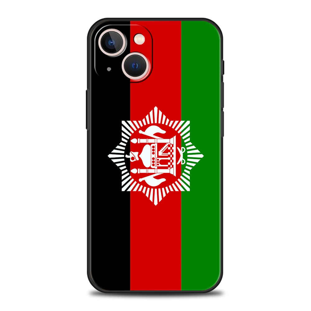 Afghan Afghanistan Flag Shockproof For iPhone 15 14 13 12 11 Pro Max X XR 8 7 Plus SE2020 Phone Case For iPhone X XR XS Max Bags