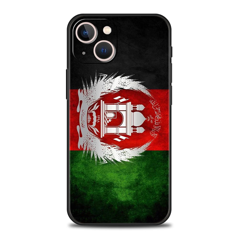 Afghan Afghanistan Flag Shockproof For iPhone 15 14 13 12 11 Pro Max X XR 8 7 Plus SE2020 Phone Case For iPhone X XR XS Max Bags