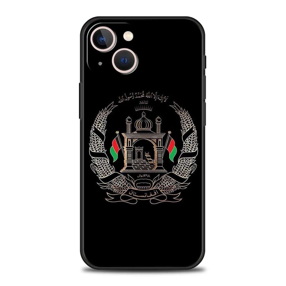 Afghan Afghanistan Flag Shockproof For iPhone 15 14 13 12 11 Pro Max X XR 8 7 Plus SE2020 Phone Case For iPhone X XR XS Max Bags