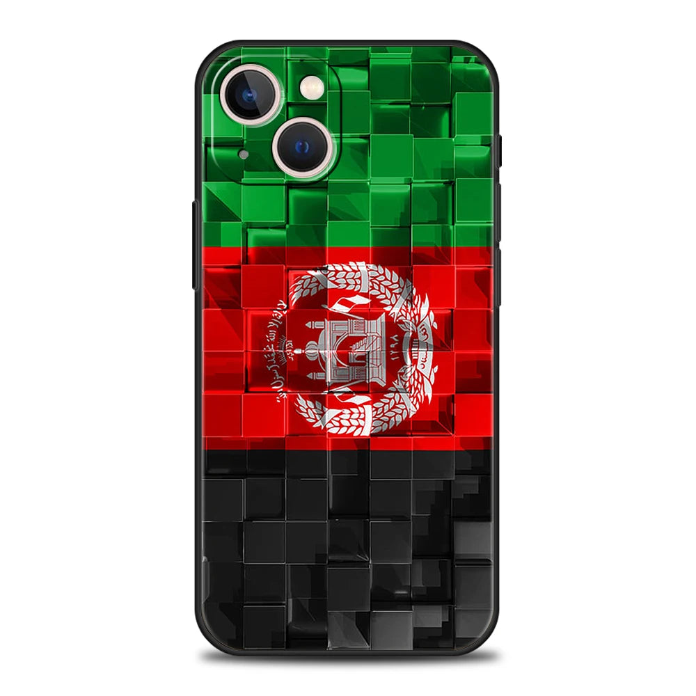Afghan Afghanistan Flag Shockproof For iPhone 15 14 13 12 11 Pro Max X XR 8 7 Plus SE2020 Phone Case For iPhone X XR XS Max Bags