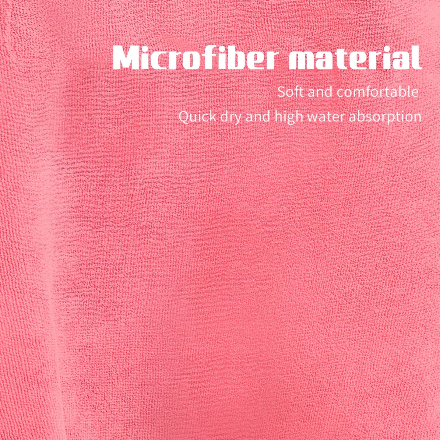 Quick Dry Hooded Towel Robe with Pocket for Swimming, Surfing, and Outdoor Activities - Unisex One Size